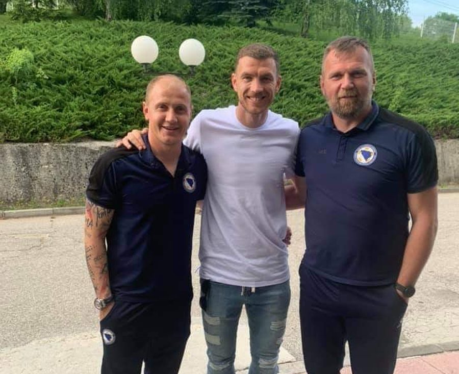 Džeko posjetio prijatelje u Vogošći
