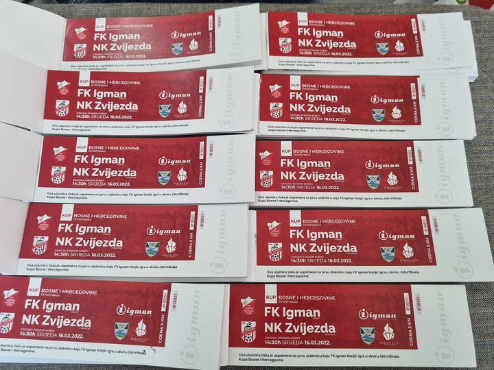 Igman počeo sa prodajom ulaznica za četvrtfinale Kupa Bosne i Hercegovine