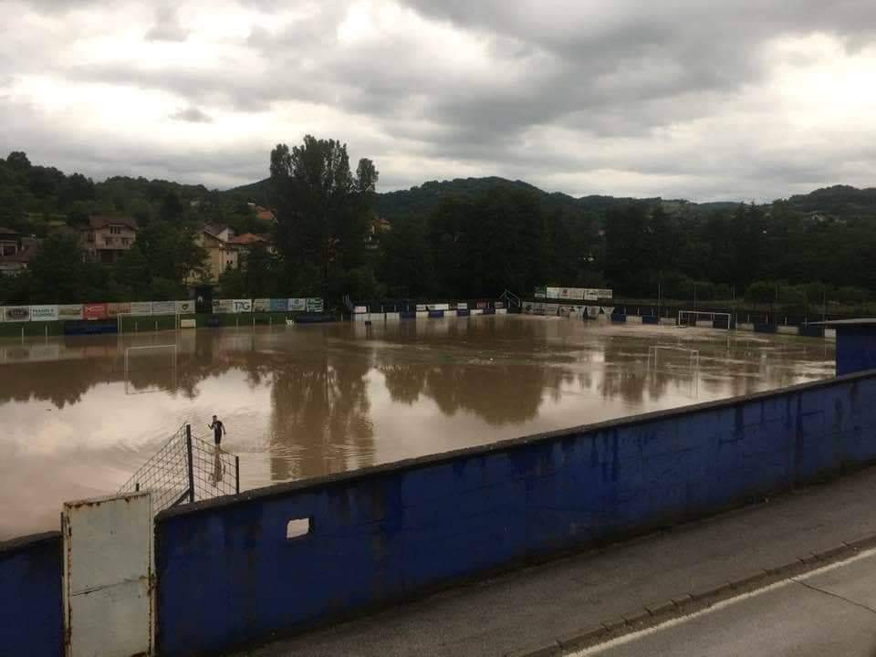 Stadion federalnog prvoligaša potpuno potopljen