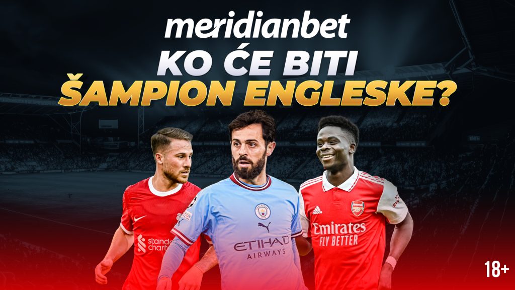 Kladi se u Meridianu ko će osvojiti Premijer ligu: Man. City 1.75, Arsenal 5.65, Liverpool 8.60