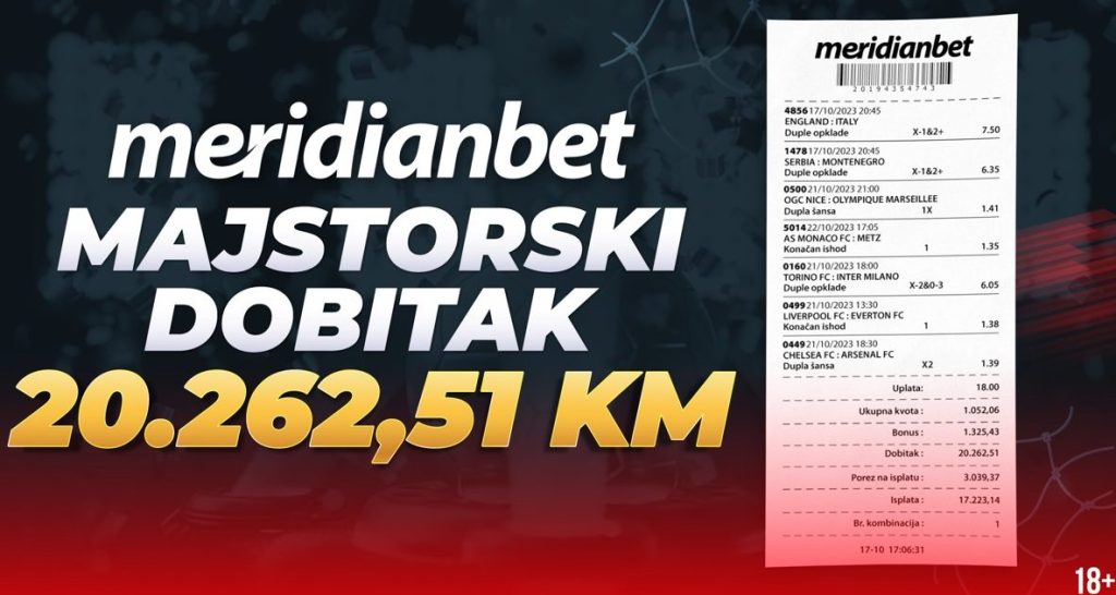 Spektakl u Meridianu: Pogođena kvota preko 1000!