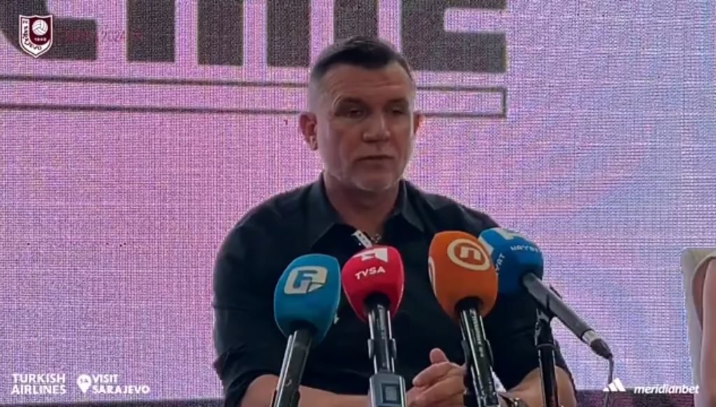 Zekić pred revanš otkrio šta nedostaje Sarajevu, pa ponovio: Nismo favorit protiv Aktobea