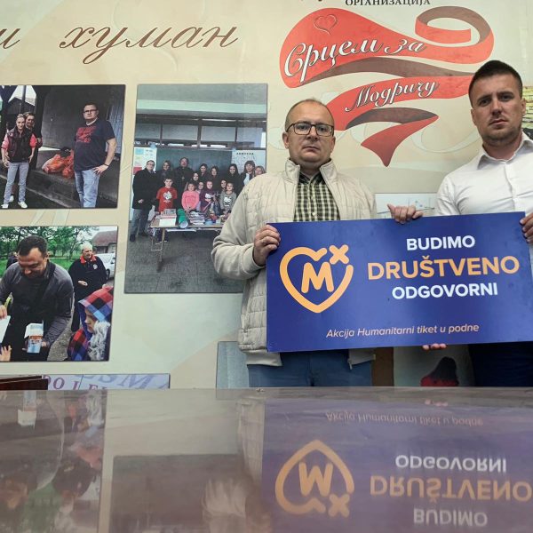 Humanitarni tiketi iz Mozzarta stigli na dvije adrese u Modriči