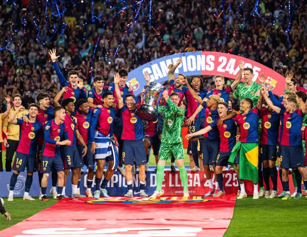 Poraz pa slavlje: Barcelona primila tri gola kod kuće, ali podigla trofej prvaka</a>