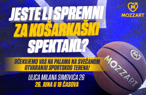 Kompanija Mozzart i Željko Rebrača otvaraju sportski teren na Palama