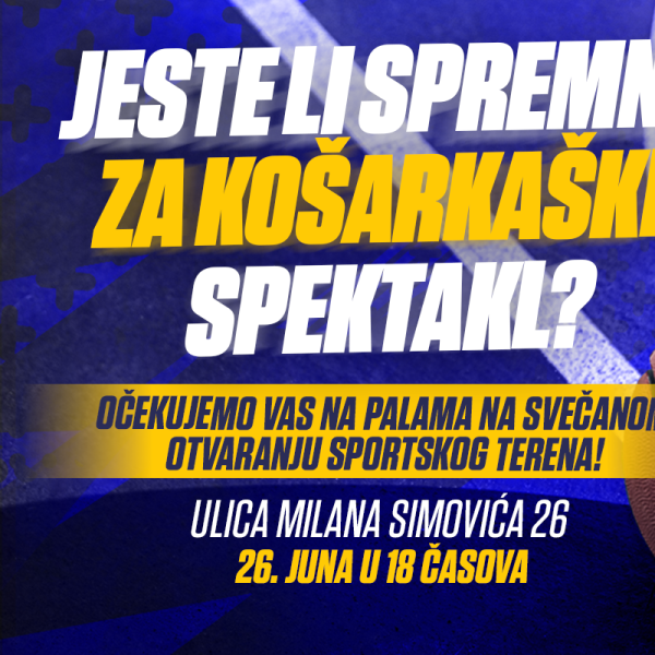 Kompanija Mozzart i Željko Rebrača otvaraju sportski teren na Palama