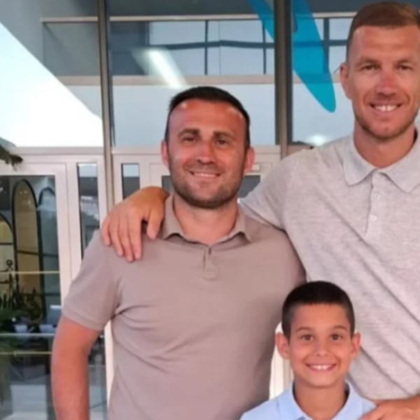 Džeko u Hrvatskoj sreo bivšeg saigrača iz reprezentacije BiH