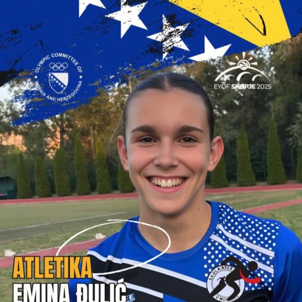 Emina Đulić predstavlja Bosnu i Hercegovinu na EYOF-u 2025!