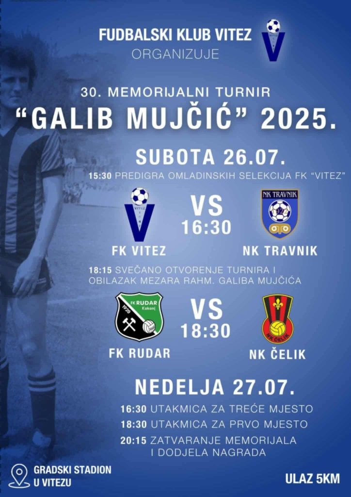 Galib Mujčić je legenda, dođite na turnir u njegovu čast!