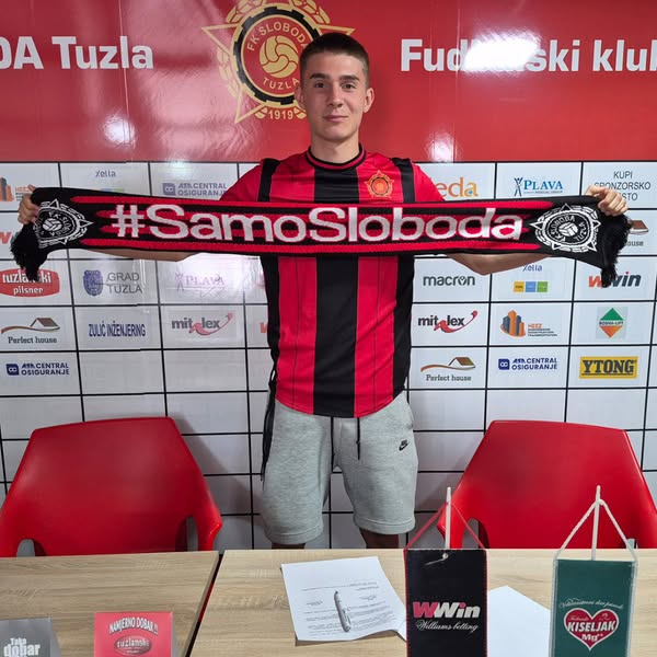 Mladi fudbaler potpisao ugovor sa Slobodom