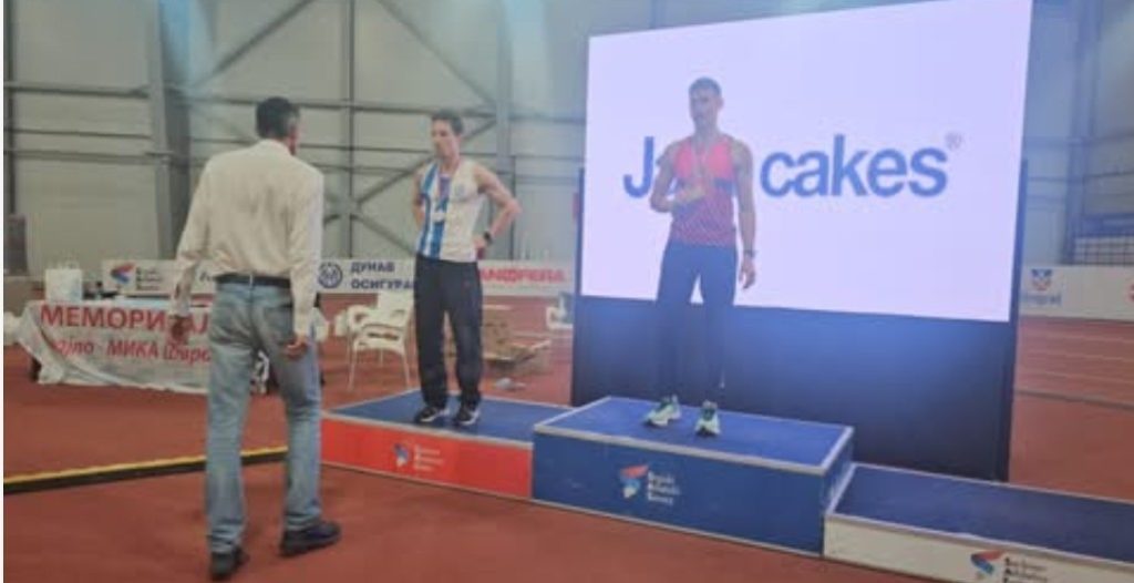 Dvije medalje za Bakira Musića na atletskom dvoranskom mitingu u Beogradu