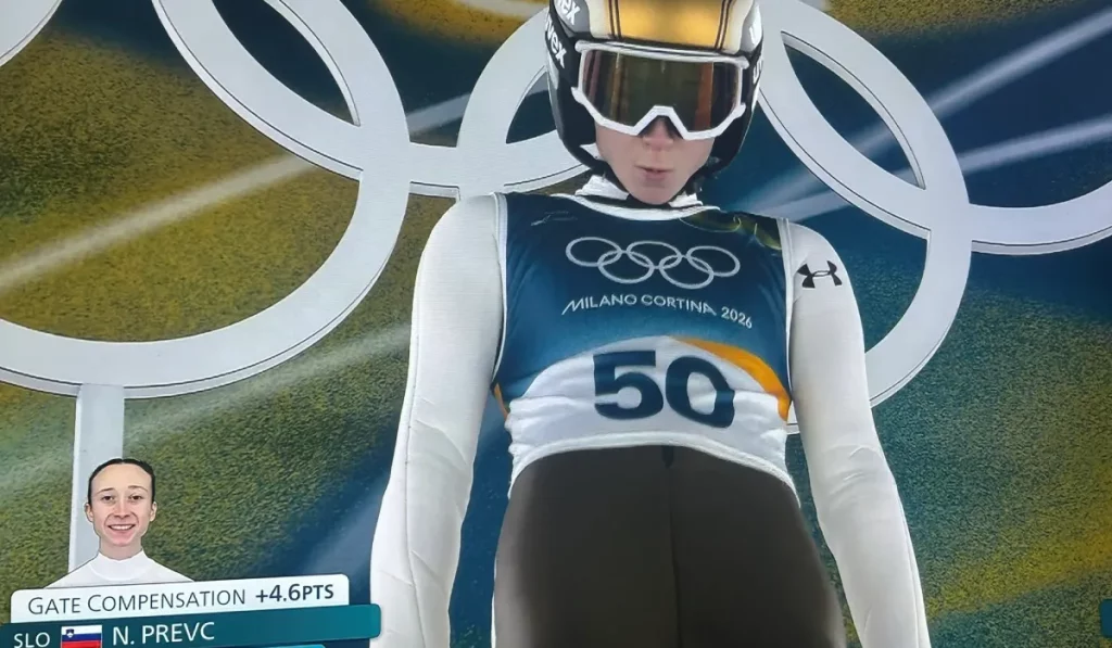 nika prevc skok na olimpijadi