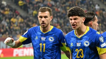 Arjan Malić i Edin Džeko / FOTO: NS BiH