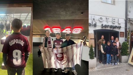 Porodica Zlatka Dupovca u posjeti FK Sarajevo i Udruženju veterana