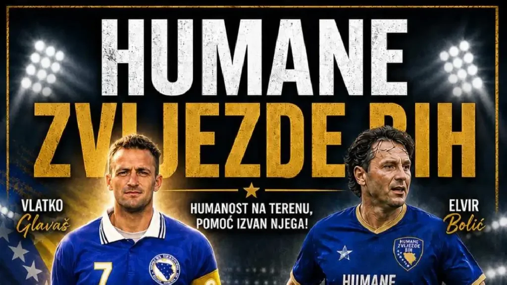 Nogometne zvijezde Bosne i Hercegovine stižu u Kladanj, gdje “otvaraju” teren u Muškoj vodi Humane zvijezde Bosne i Hercegovine