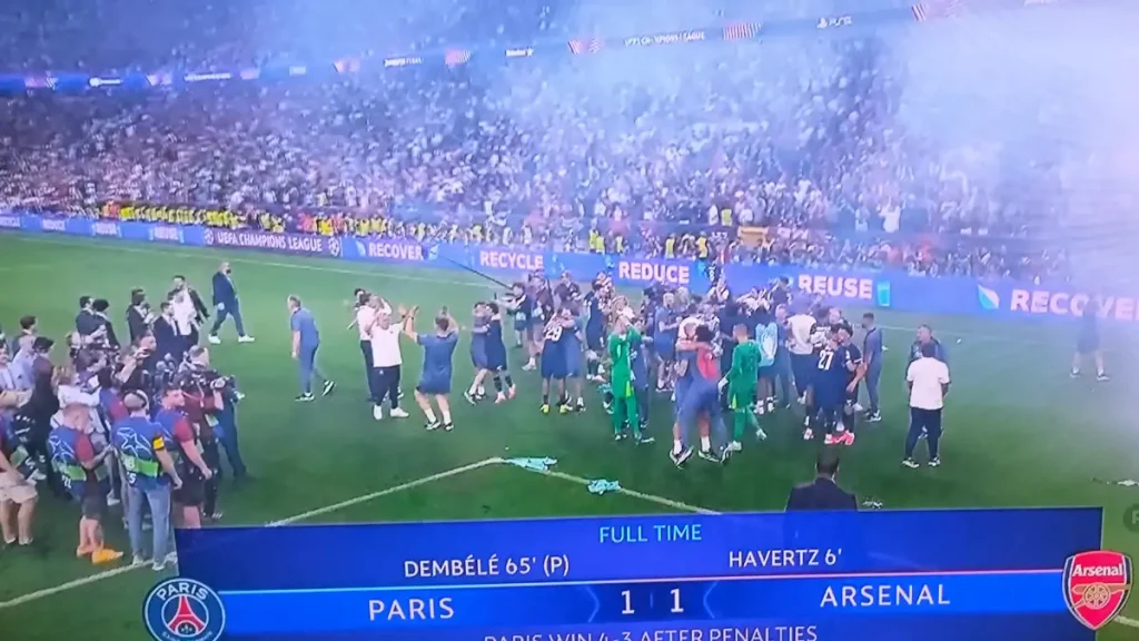 Poznato koliko su PSG i Arsenal zaradili od finala Lige prvaka PSG ARSENAL
