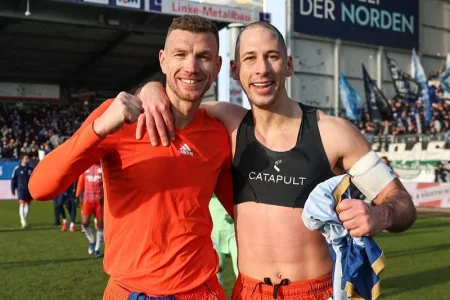 Edin Džeko i Nikola Katić