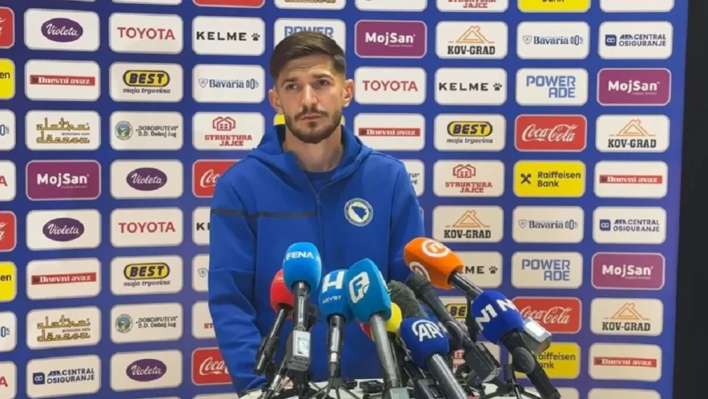 Armin Gigović na Press konferenciji