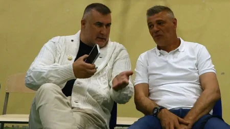 Sanin Mirvić i Savo Milošević