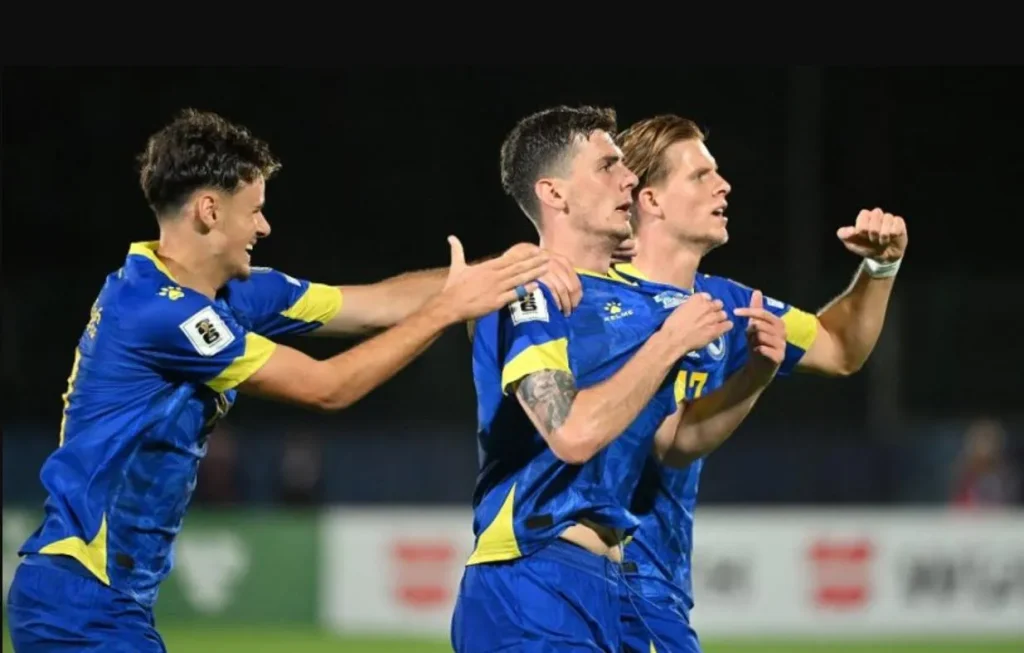 Benjamin Tahirović: Osjeti se da je pred nama nešto specijalno Tahirović slavi gol
