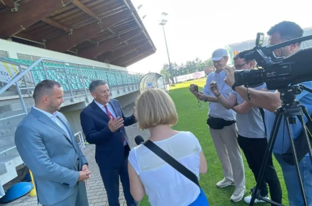 Kasumović najavio fan zonu i govorio o budućem nacionalnom stadionu u Zenici Zeljković i Kasumović