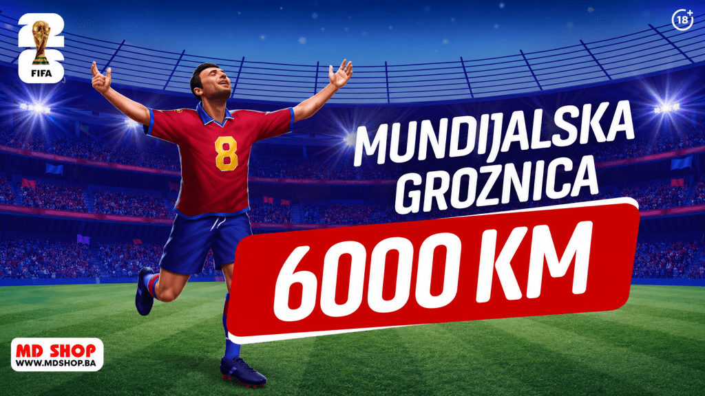 MD Shop i Amusnet donose Mundijalsku slot groznicu uz nagradni fond od 6.000 KM