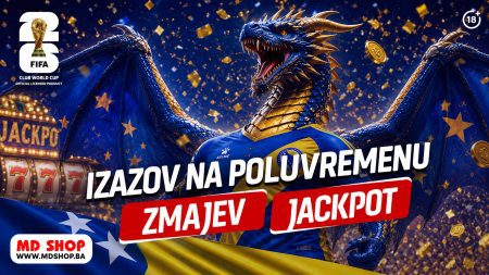 Zmajev Jackpot na poluvremenu utakmica reprezentacije BiH