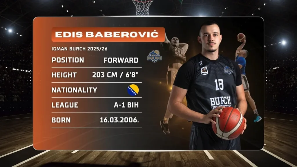 Član U20 reprezentacije BiH potpisao za američki univerzitetski tim iz Kentuckyja Edis Baberović